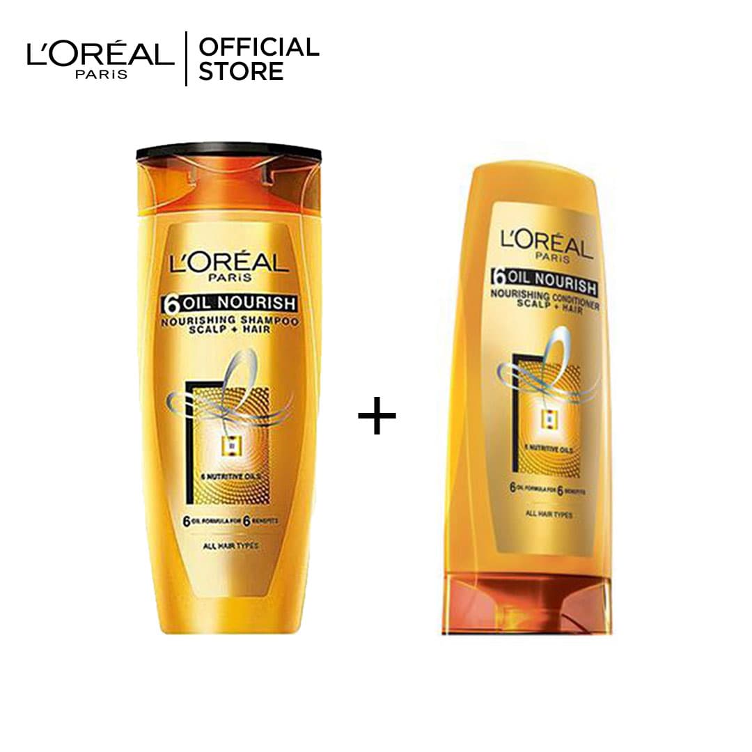 Loreal Paris 6 Oil nourish shampoo + 6 oil Conditioner