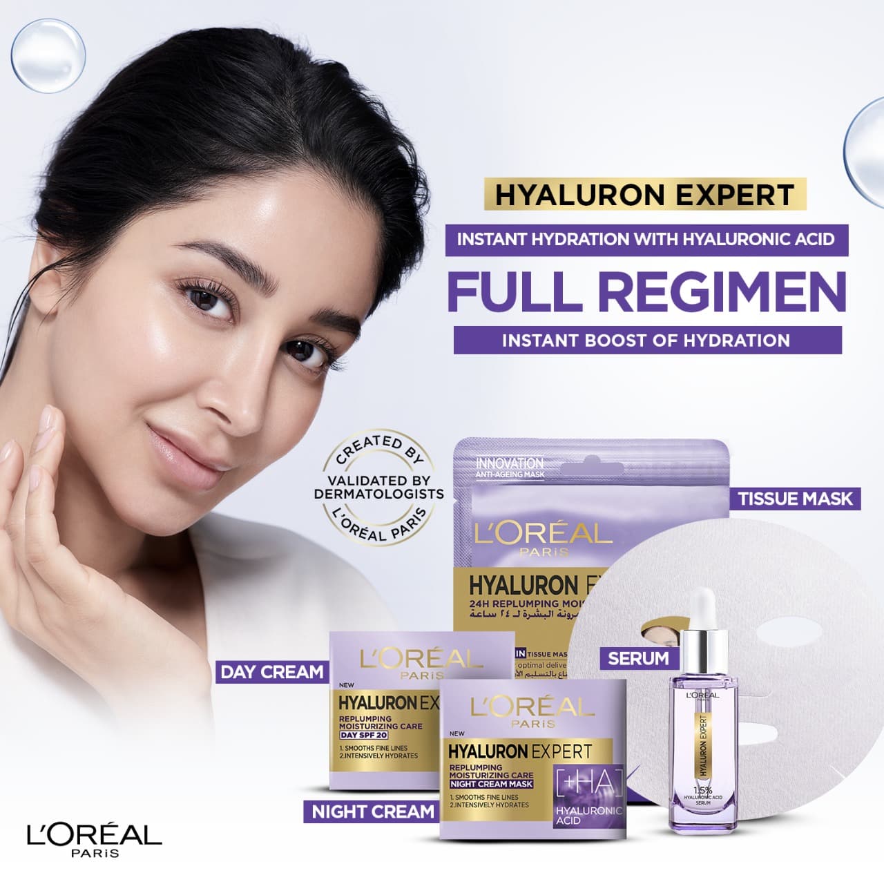 Loreal Paris Hyaluron Expert Regime Bundle