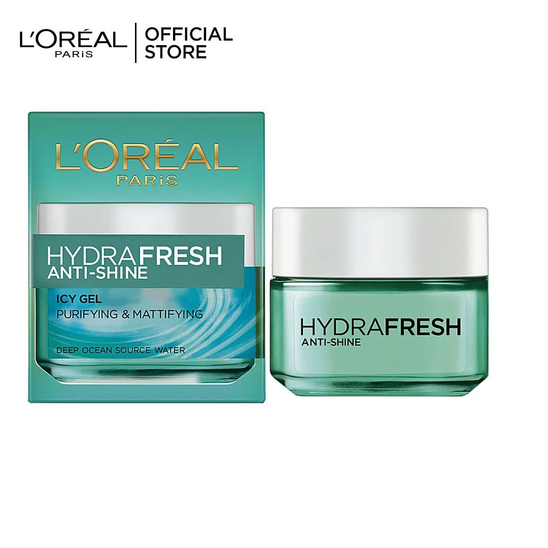 Loreal Paris Hydra Fresh Anti-Shine Purifying & Mattifying Icy Gel 50ml