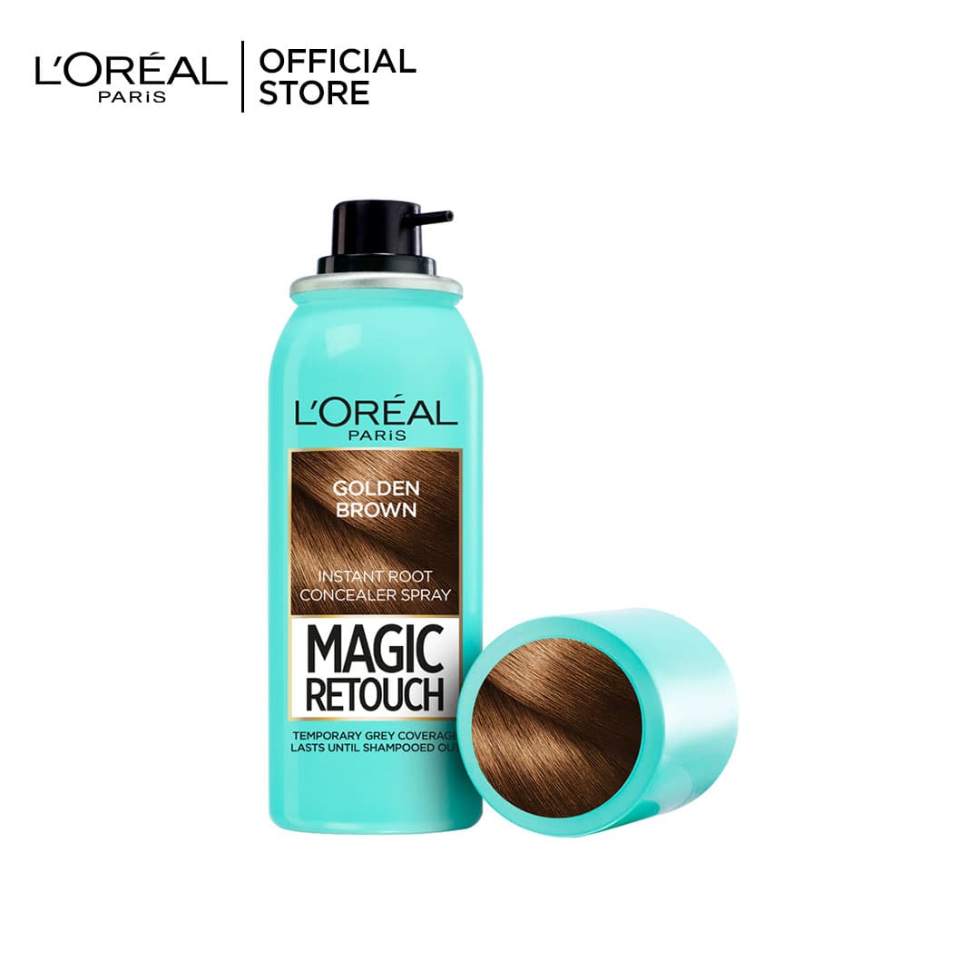Loreal Paris Magic Retouch Root Touch Up Hair Color Spray - Golden Brown 75ml