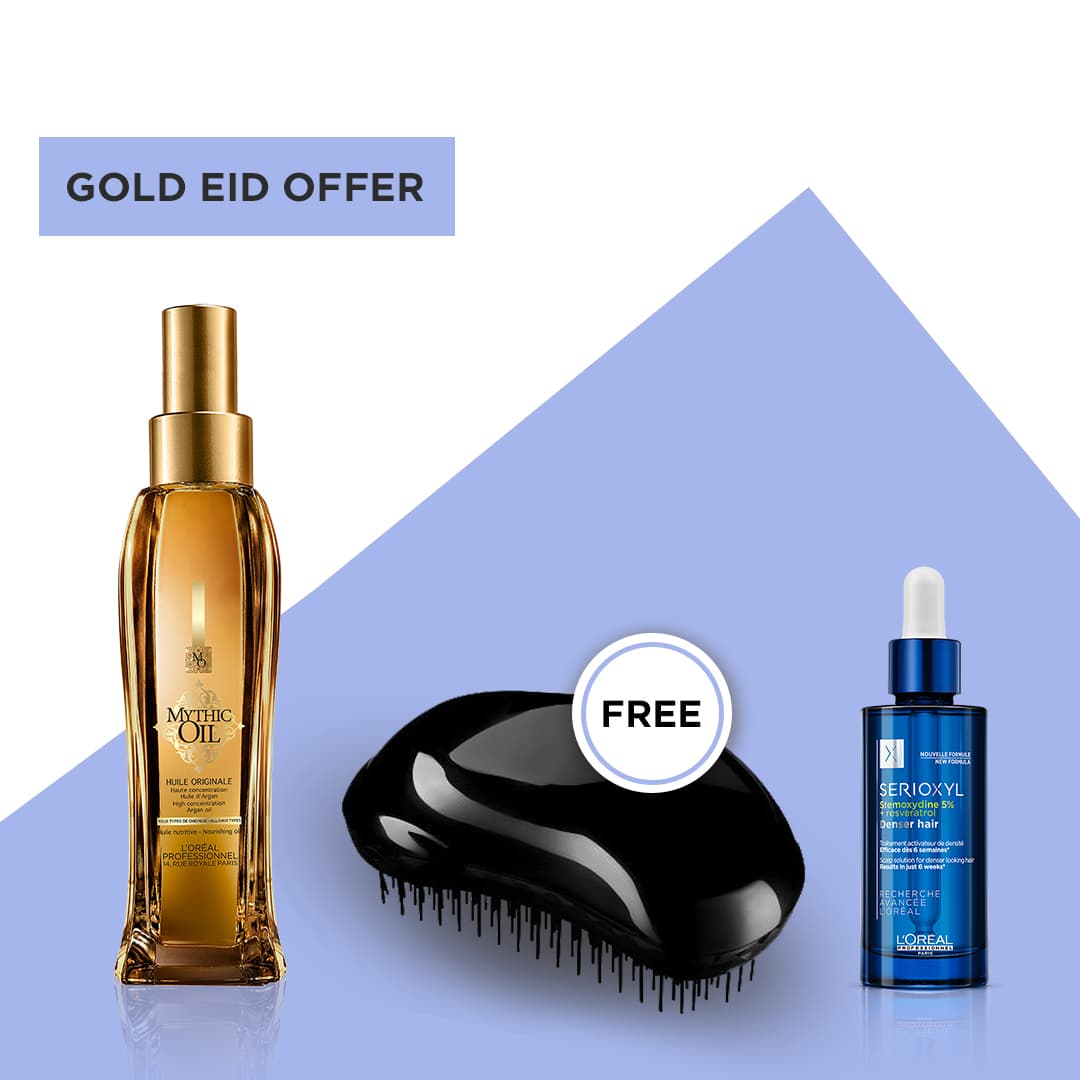 Loreal Professionnel Mythic Oil Huile Originale And Serioxyl Denser Hair Serum Get Free Brush
