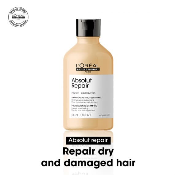 Loreal Professionnel Serie Expert Absolute Repair Shampoo 300 ML - For Dry & Damaged Hair
