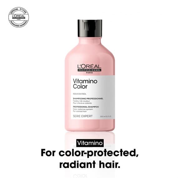 Loreal Professionnel Serie Expert Vitamino Shampoo 300 ML - For Color Treated Hair