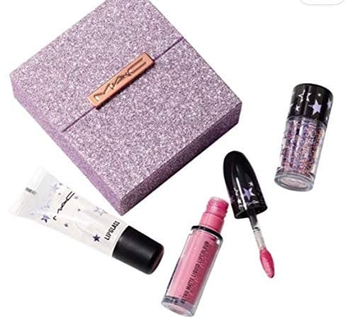 MAC Purple Lip Make Up Set - Shining Moment Gift Set 3pcs