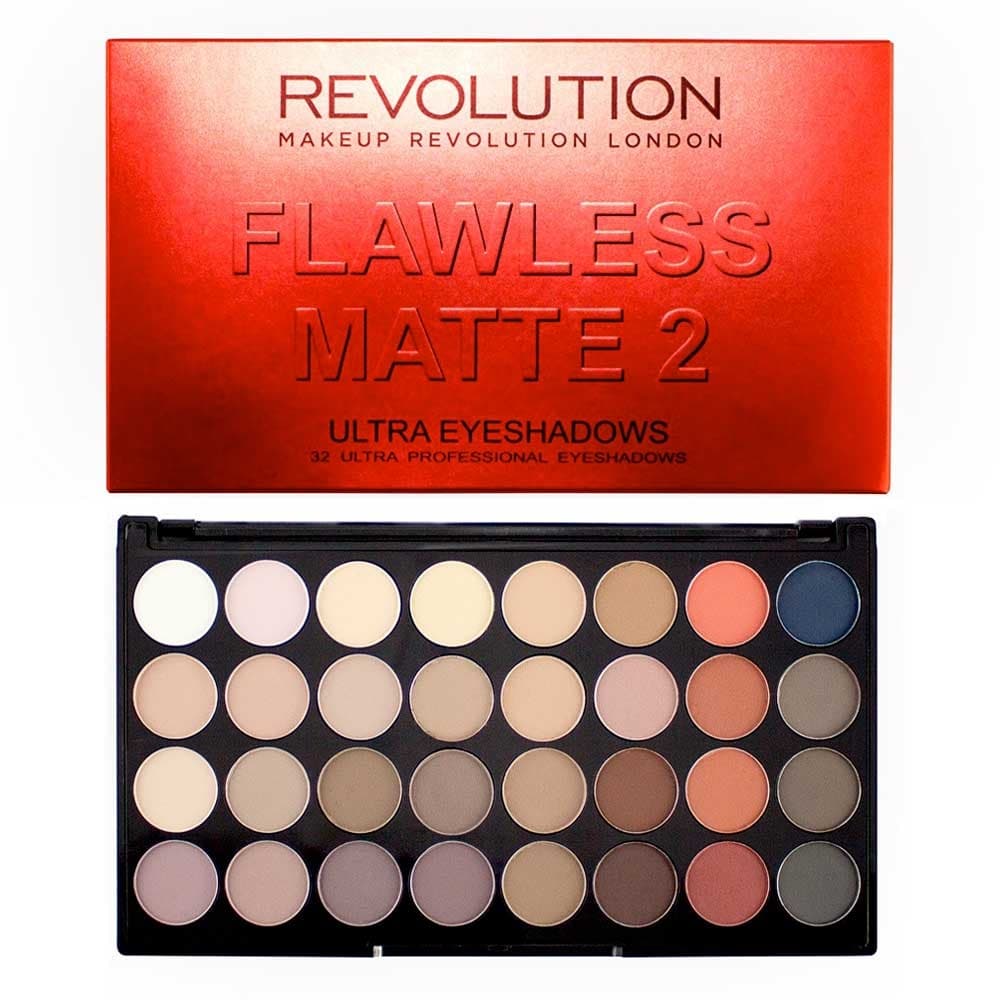 Makeup Revolution 32 Eyeshadow Flawless Matte 2