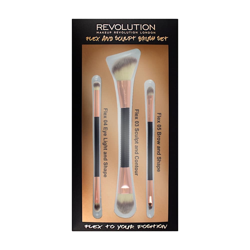 Makeup Revolution Brush Flex & Sculpt Brush Set