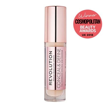 Makeup Revolution Conceal & Define Concealer C6.5 - TESTER