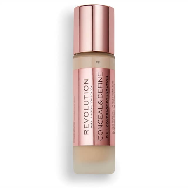Makeup Revolution Conceal & Define Foundation F8