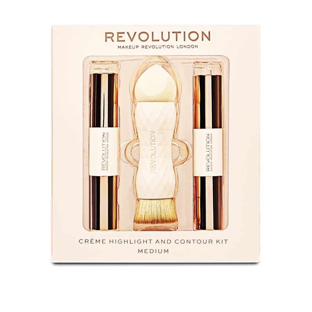 Makeup Revolution Creme Highlight and Contour Kit Dark