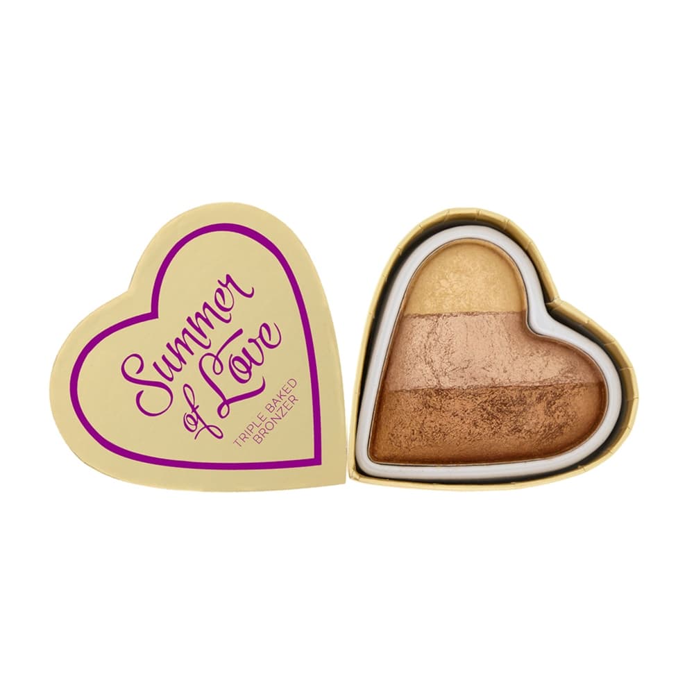 Makeup Revolution I Heart Makeup Blushing Hearts Bronzer Hot Summer of love
