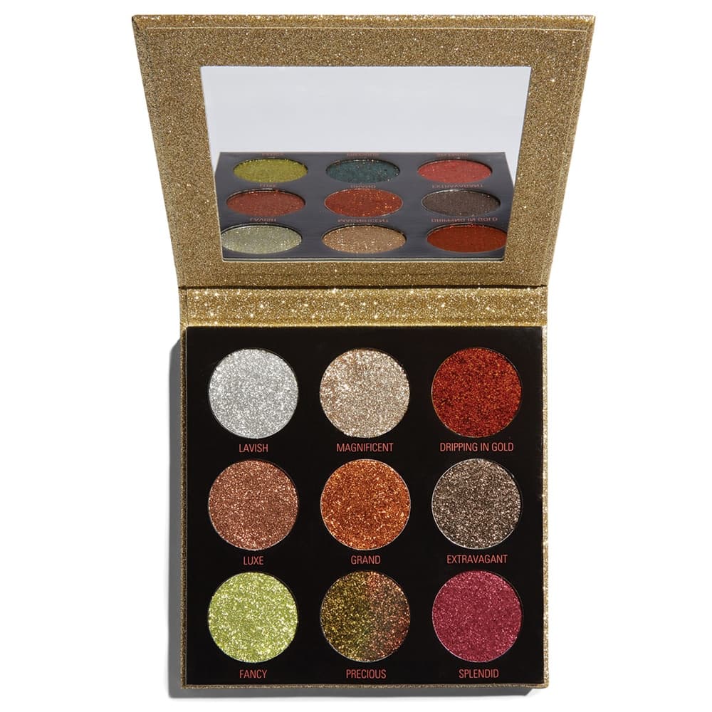 Makeup Revolution Pressed Glitter Palette Midas Touch