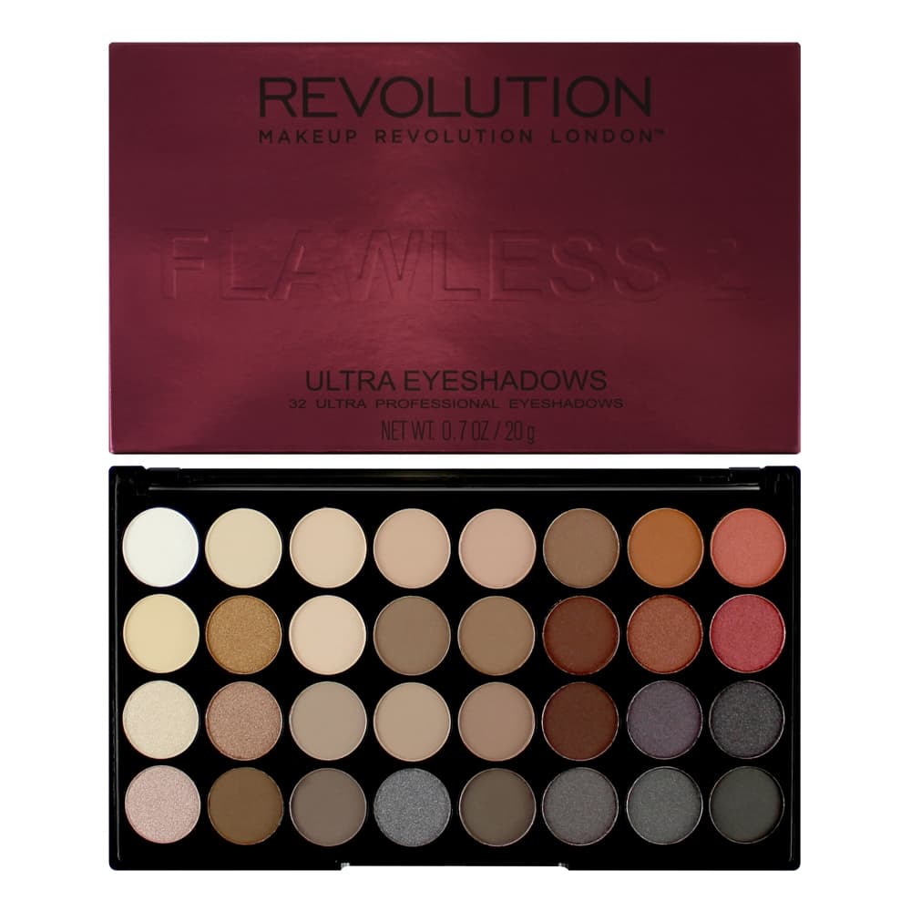 Makeup Revolution Ultra 32 Eyeshadow Palette Flawless 2
