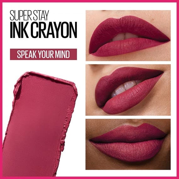 Maybelline New York SuperStay Ink Lip Crayon Lipstick 70 Speak Your Mind