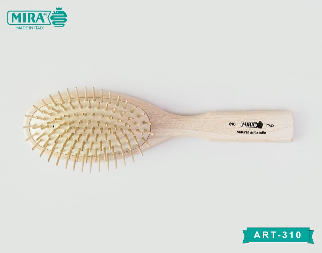 Mira Hair Brush (Wooden Pins Antistatic) 310