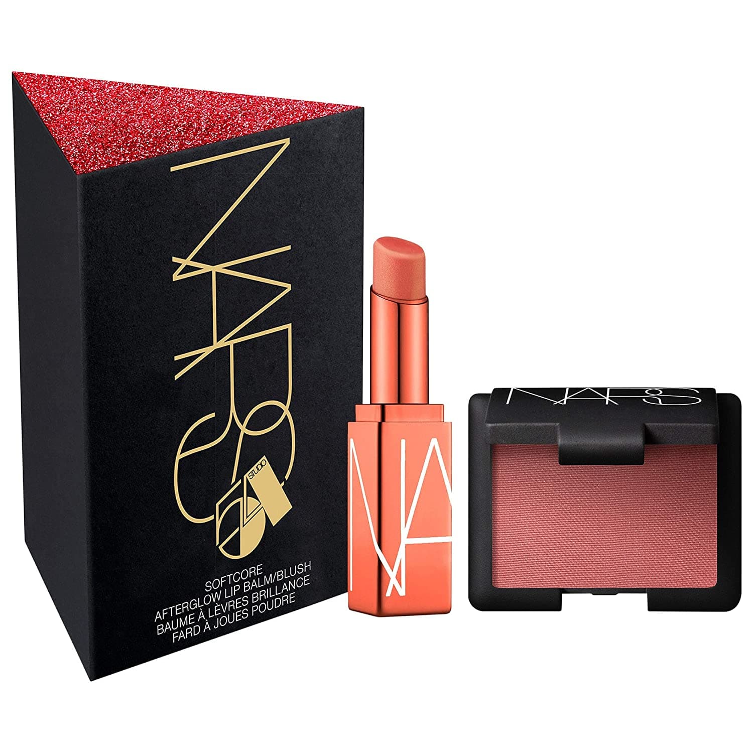Nars Softcore Afterglow Lip Balm & Blush Gift Set-Torrid