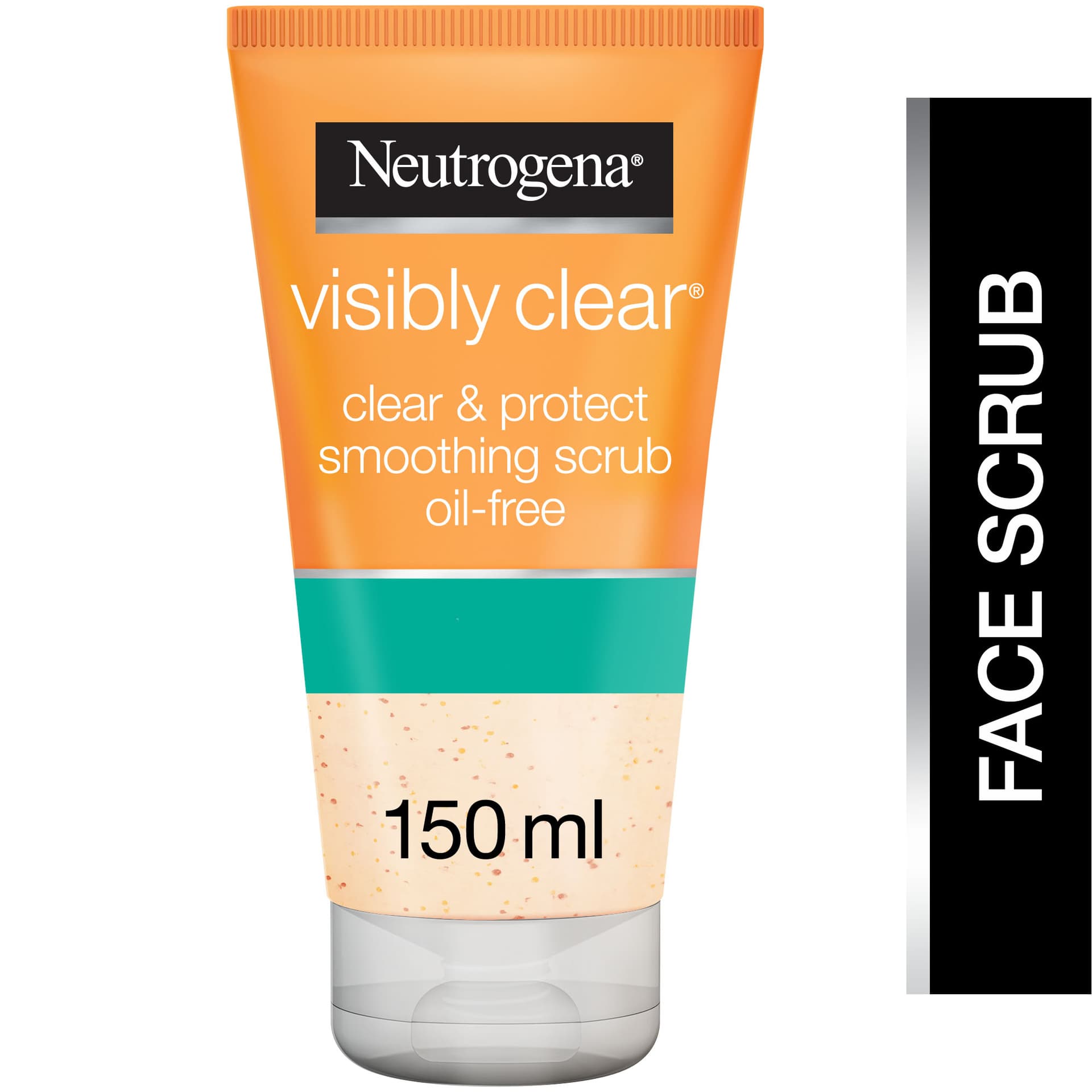 Neutrogena Visibly Clear Clear & Protect Smoothing Scrub Oil Free 150ML