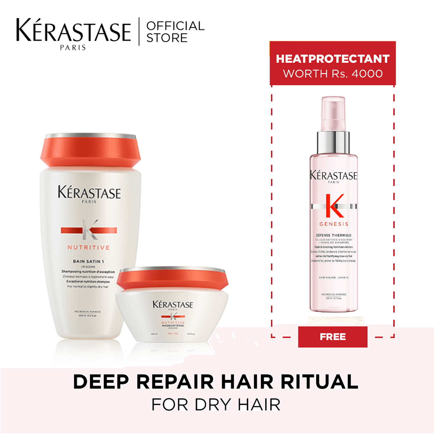 Nutritive Shampoo and Mask x Free Thermique