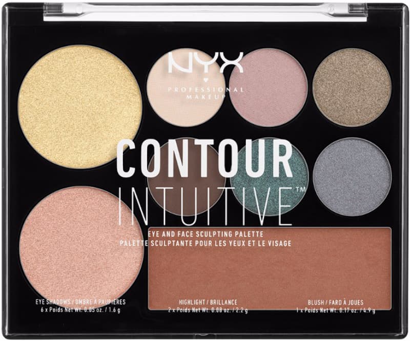 NYX Cosmetics Contour Intuitive Palette Smoke and Pearl
