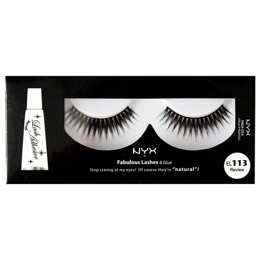 NYX Fabulous Lashes and Glue Review EL 113