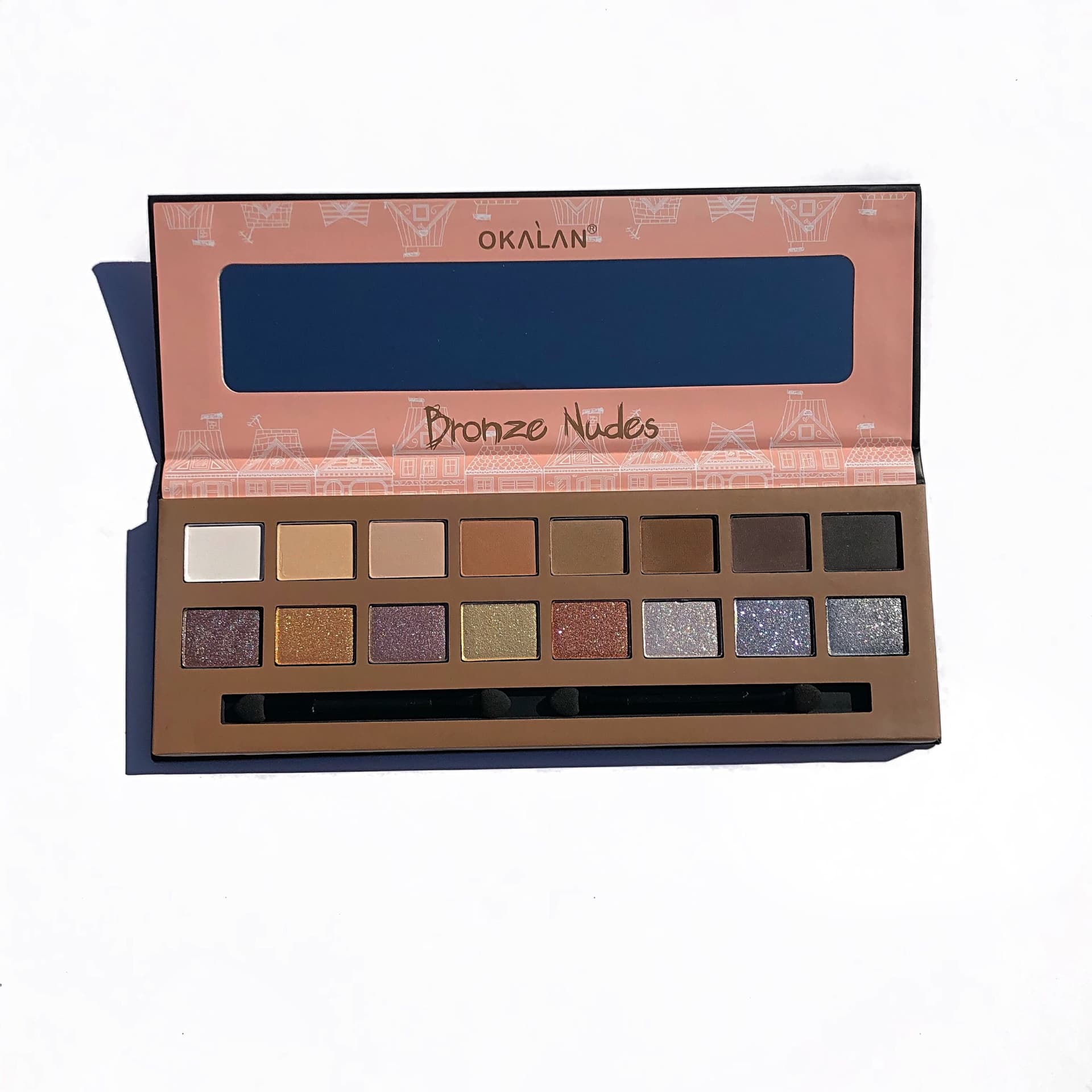 Okalan Bronze Nude Eyeshadow Palette