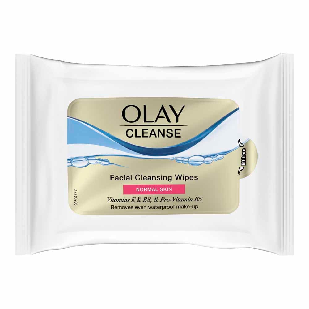 Olay Facial Cleansing Wipes Normal Skin Pack of 20