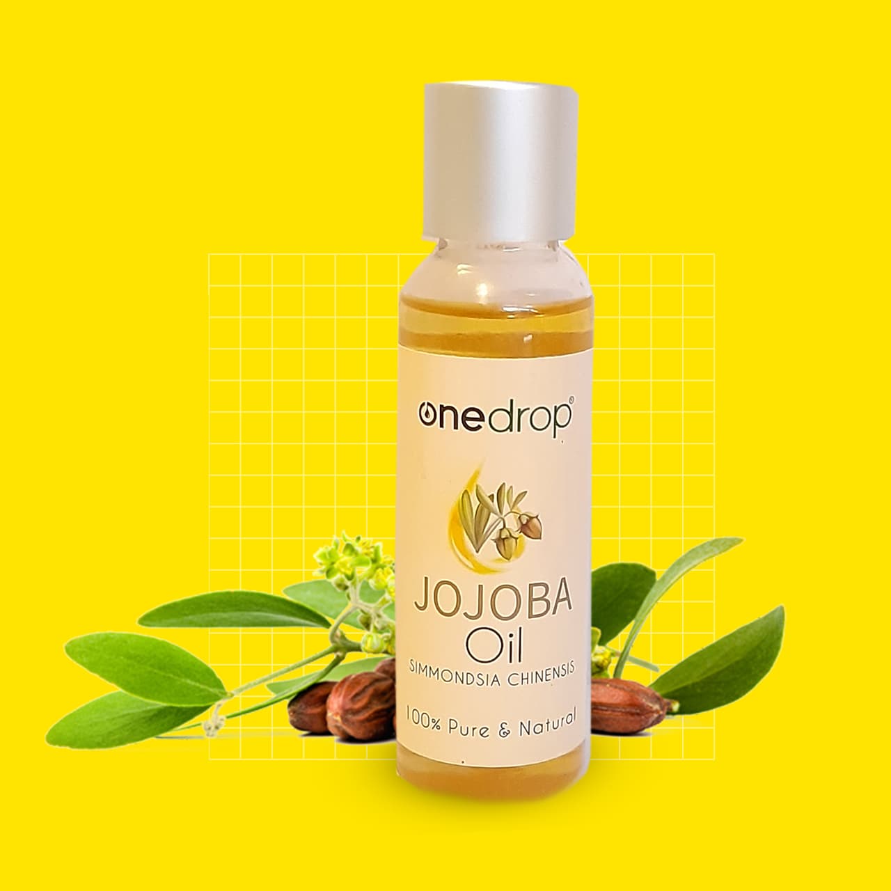 Onedrop Jojoba Oil Simmondsia Chinensis 100 % Pure & Natural 100ml