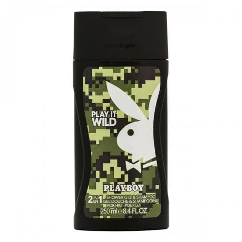 Playboy Play IT Wild 2in1 Shower Gel & Shampoo for Him 250ml