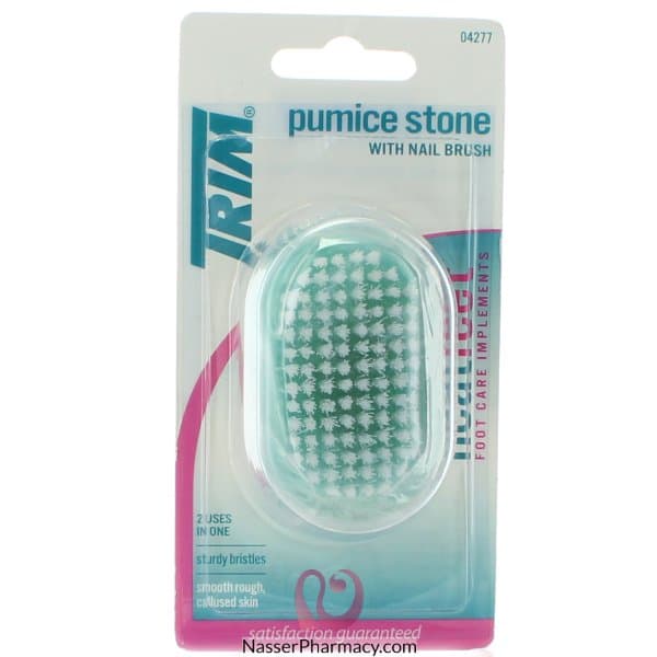 Pumice Stone With Nail Brush Trim