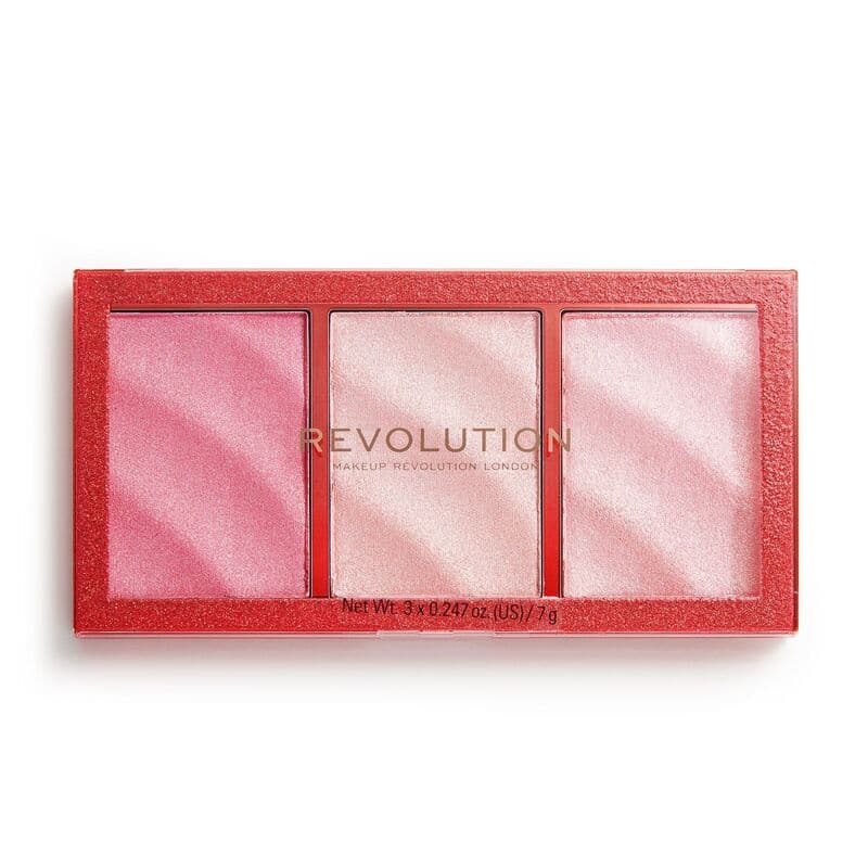 Revolution Precious Stone Highlighter Palette Ruby Crush