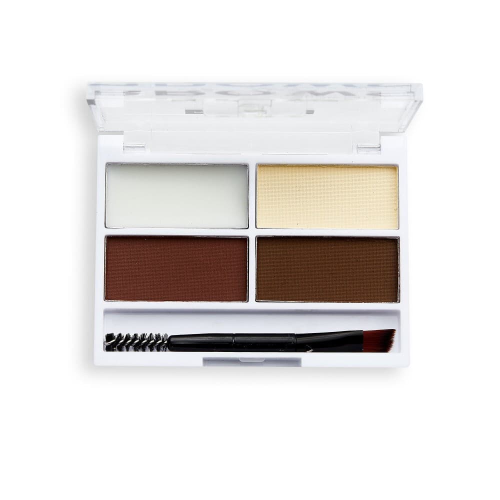 Revolution Relove Colour Cult Brow Palette Dark - TESTER