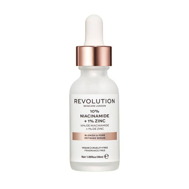 Revolution Skincare 10% Niacinamide + 1% Zinc Blemish & Pore Refining Serum 30ml