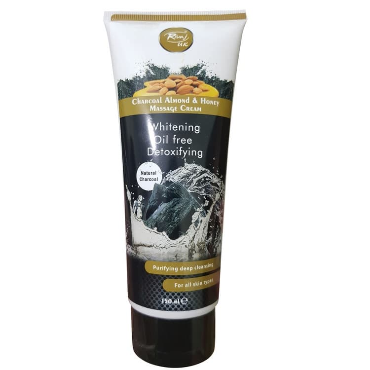 Rivaj UK 150Ml Charcoal Almond & Honey Massage Cream
