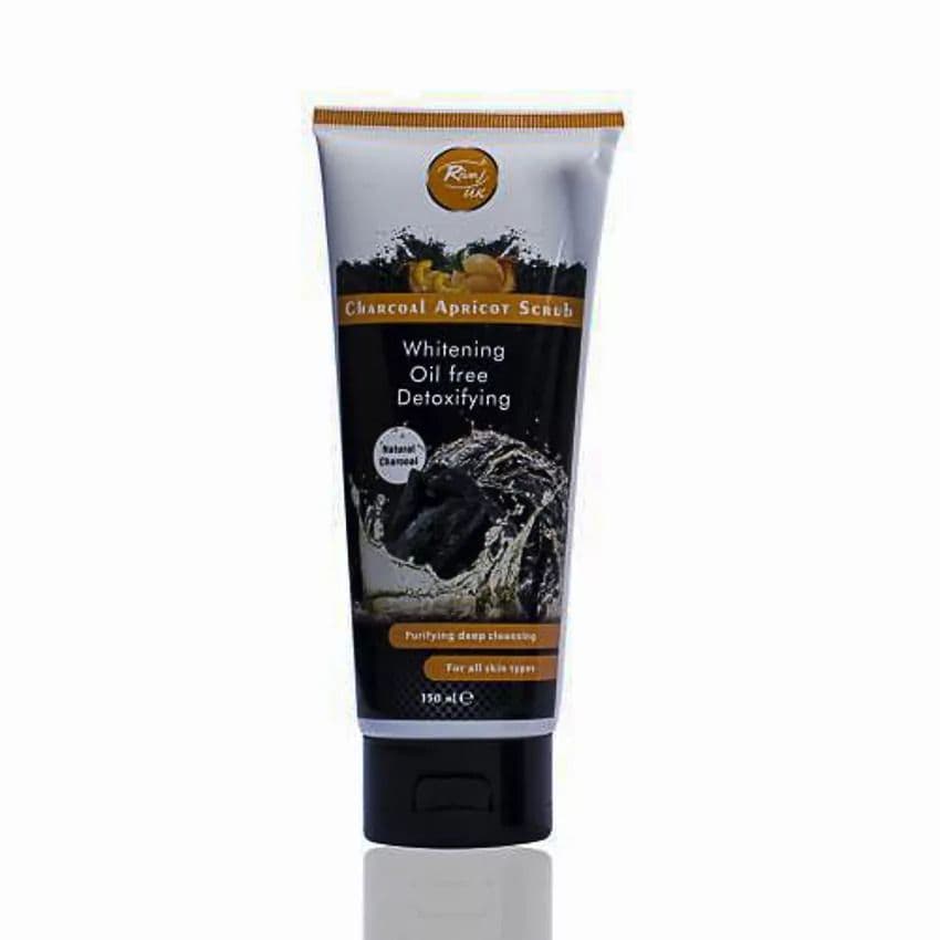Rivaj UK 150Ml Charcoal Apricot Scrub