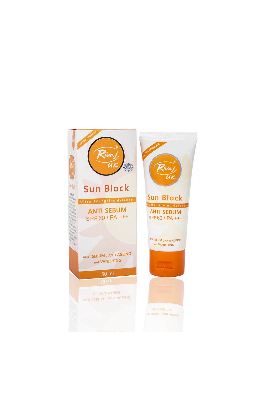 Rivaj UK 50 Ml Spf60 Anti Sebum Sun Block