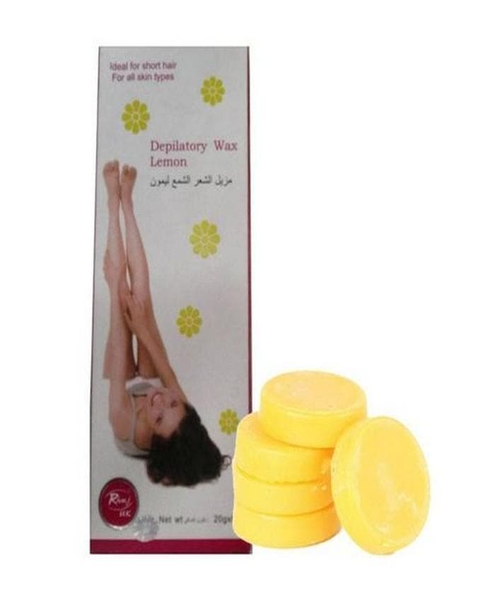 Rivaj UK Hot Wax 30Gram Lemon Natural