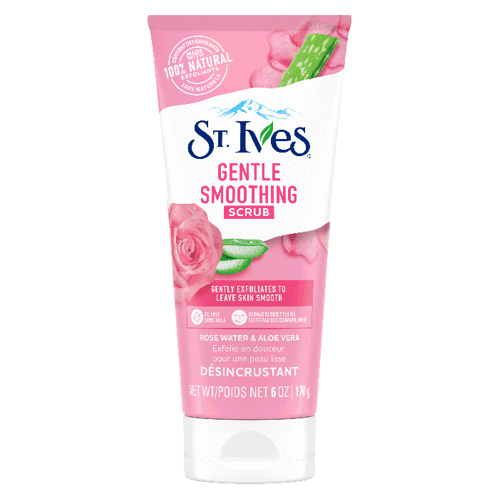 St. Ives Gentle Smoothing Rose Water & Aloe Vera Scrub 170gm
