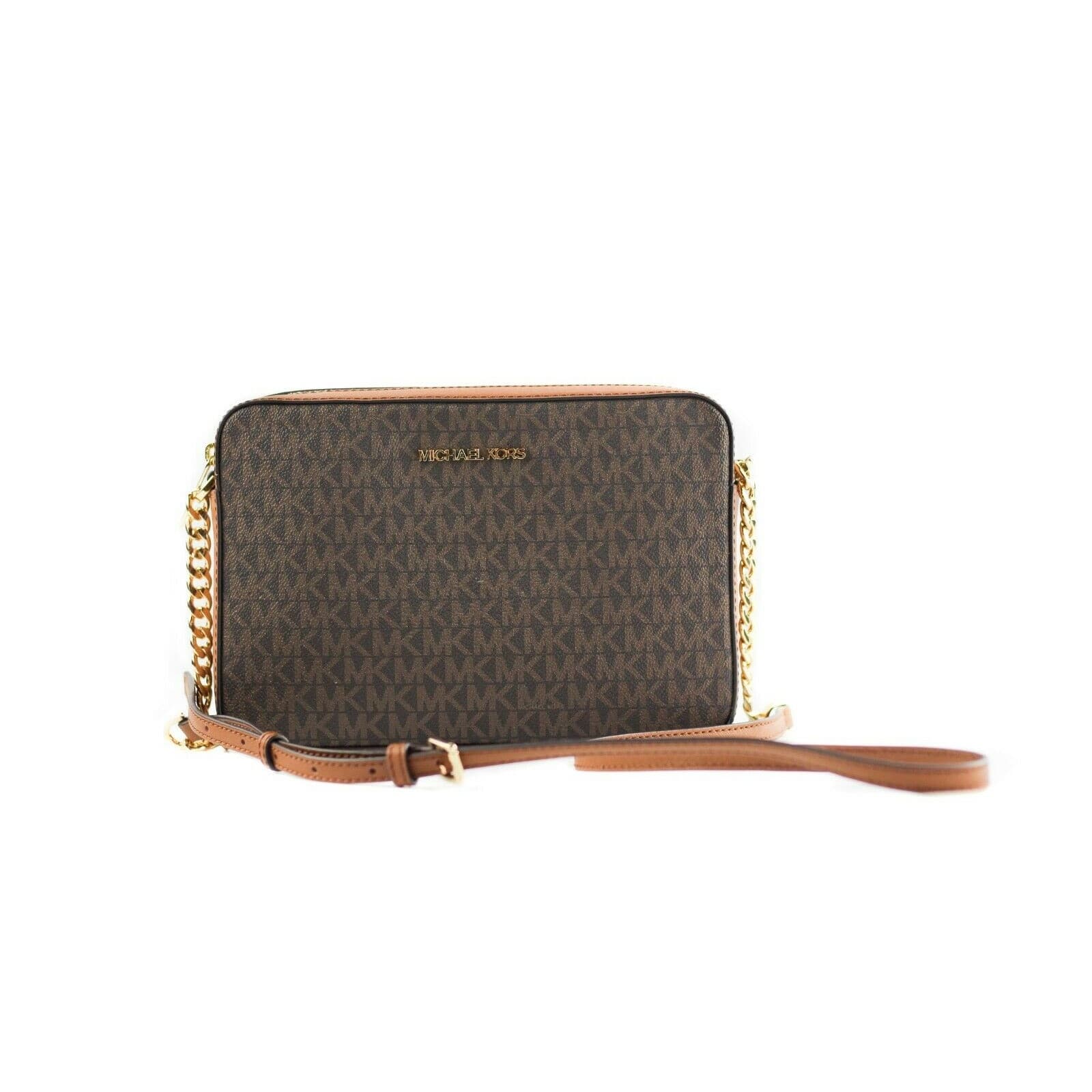 Michael Kors Ladies Signature Cross Body Bag 35F8GTTC3B Brown