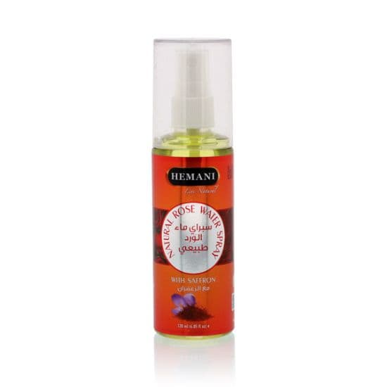 Hemani Natural Rose Water Facial Spray With Saffron 120ml