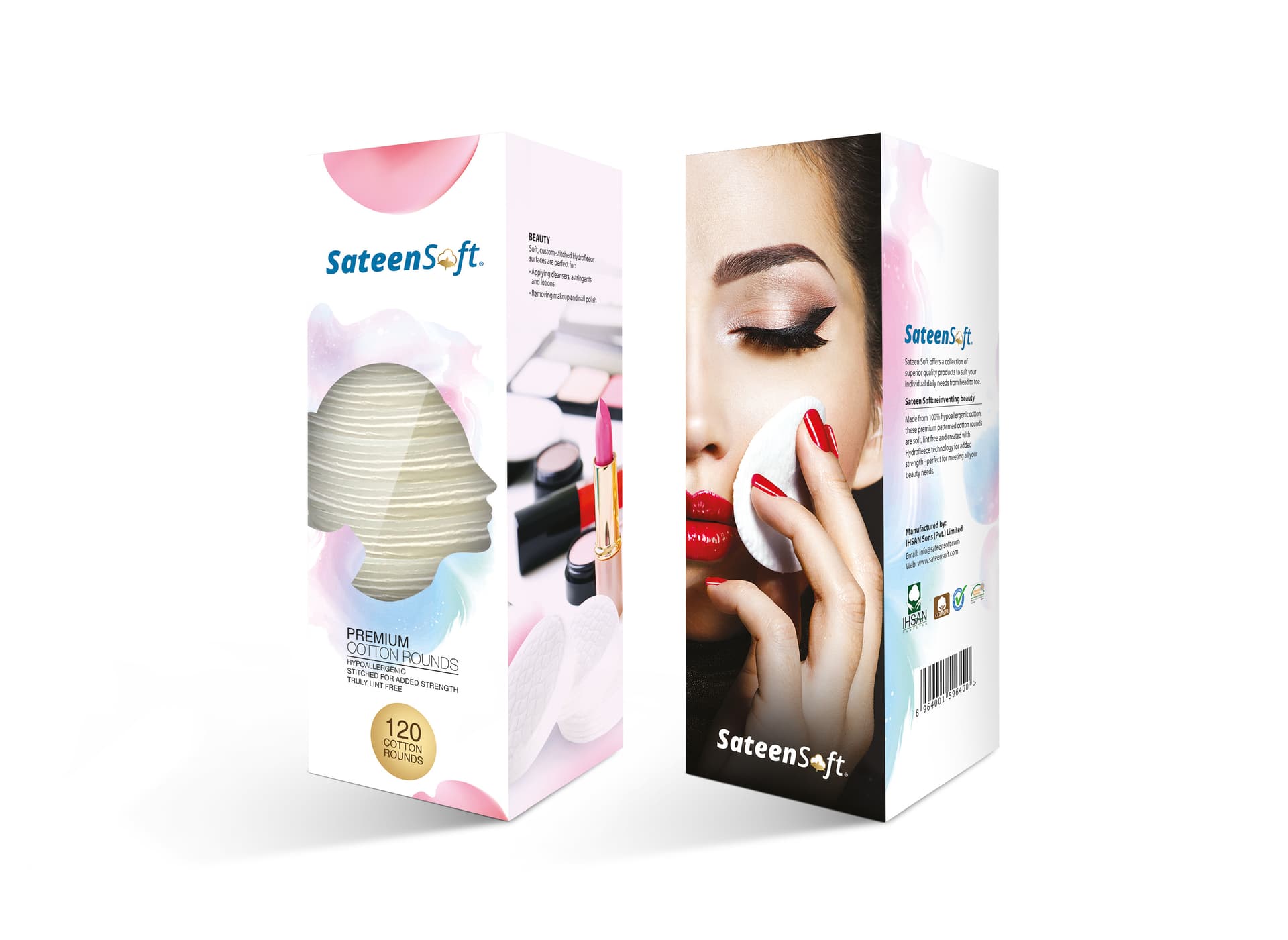 Sateen Soft Cotton Rounds - TESTER
