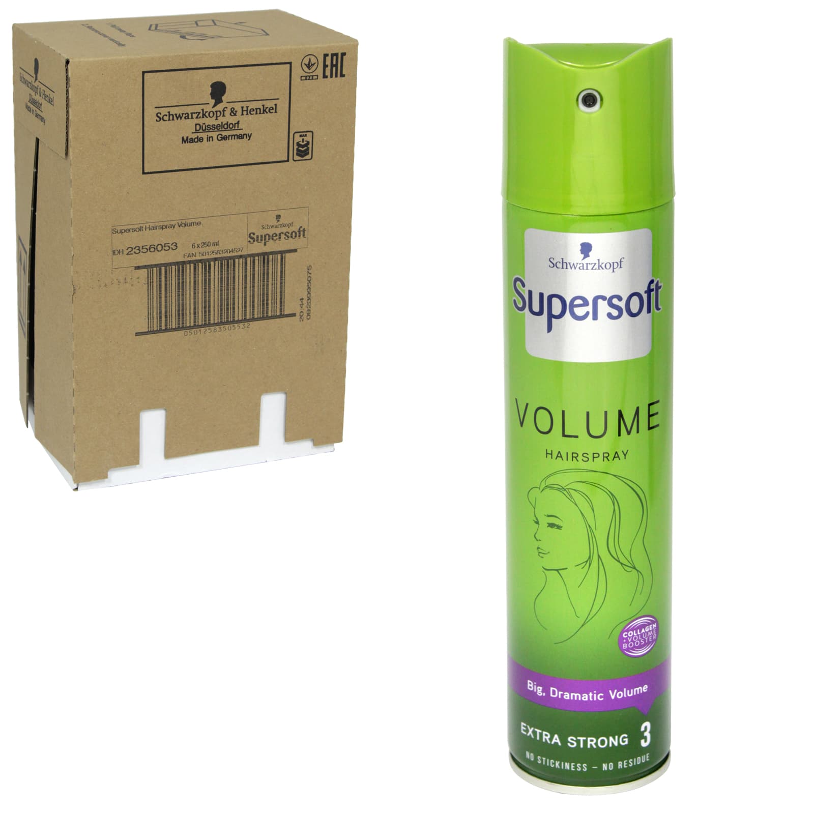 Schwarzkopf Super Soft Volume & Hold Extra Strong 250ml