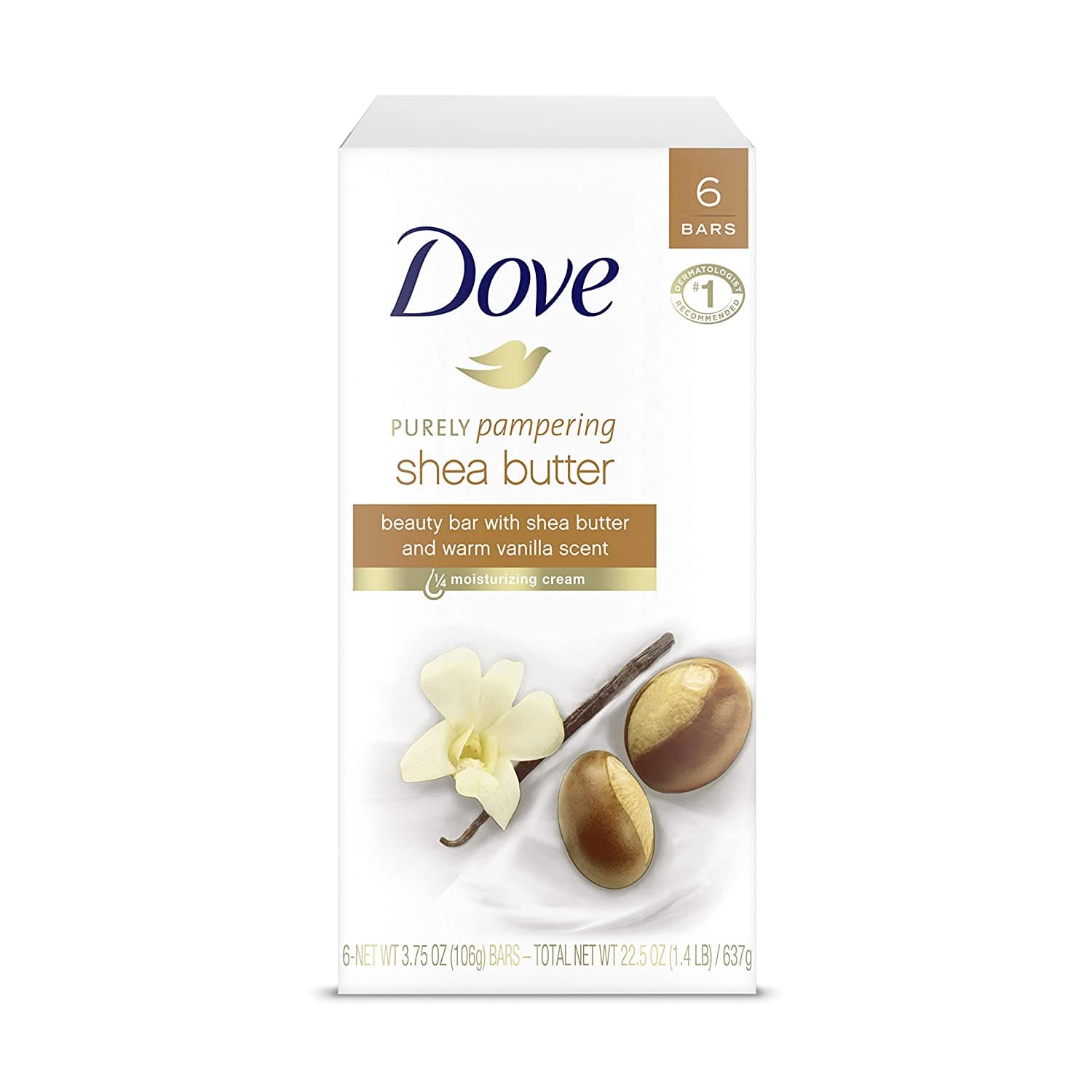 Dove Shea Butter Bar (Pack Of 6)