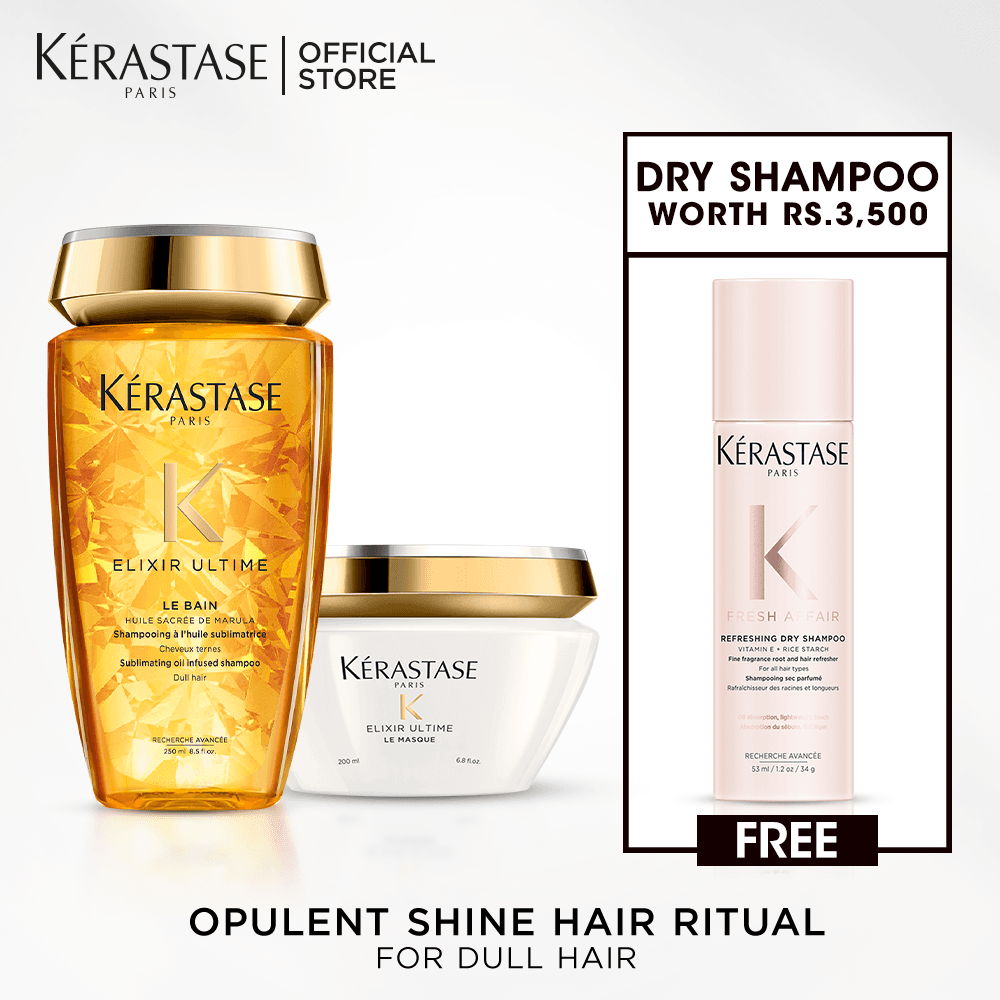 Shine Enhancing - Elixir Shampoo & Mask with Free Dry Shampoo