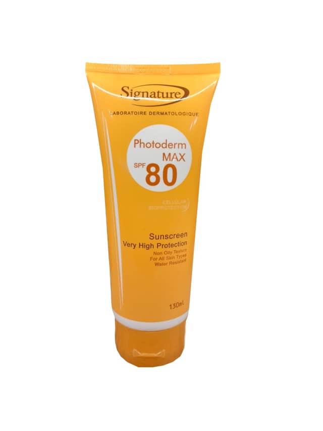 Signature Sunblock Yellow Tube SPF 80 150ml