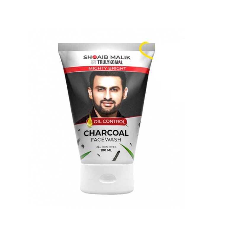 Shoaib Malik By Truly Komal Charcoal Face Wash For All Skin Type 100ml