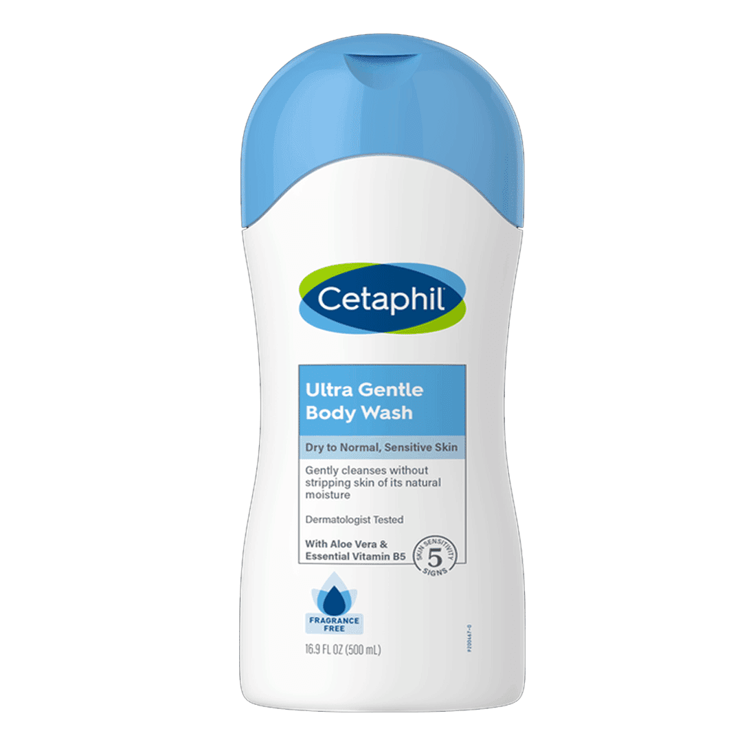 Cetaphil Ultra Gentle Body Wash Fragrance Free 500ml