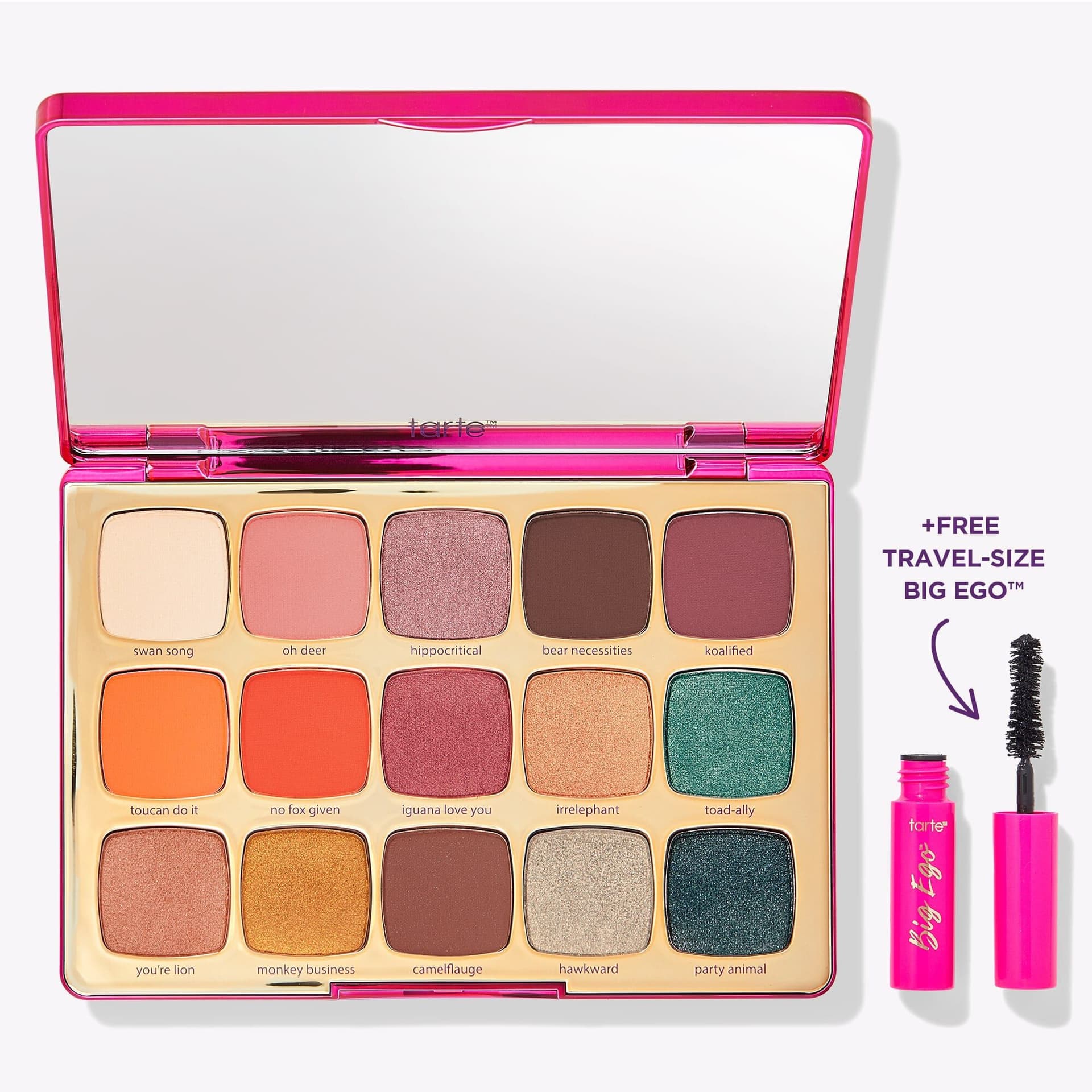 Tarte Unleashed Eyeshadow Palette & Travel-size Big Ego Mascara