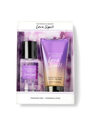 Victoria's Secret Love Spell Fragrance Mist and Body Lotion set 7 5ml
