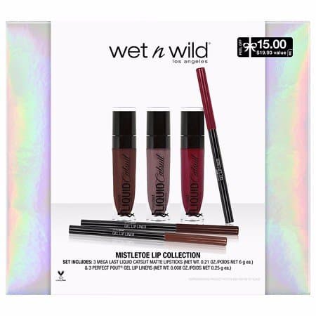Wet n Wild Mistle Toe Lip Collection 6 PC