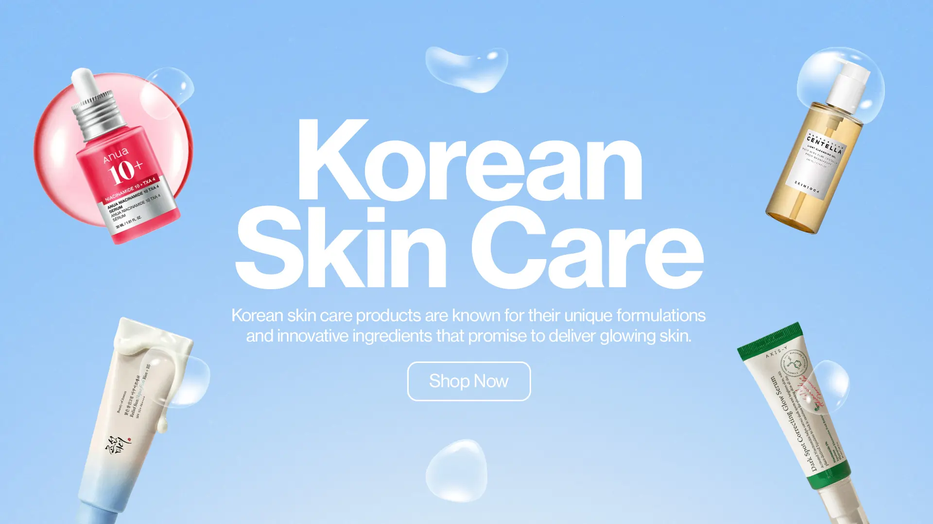 Korean Skin Care Banner